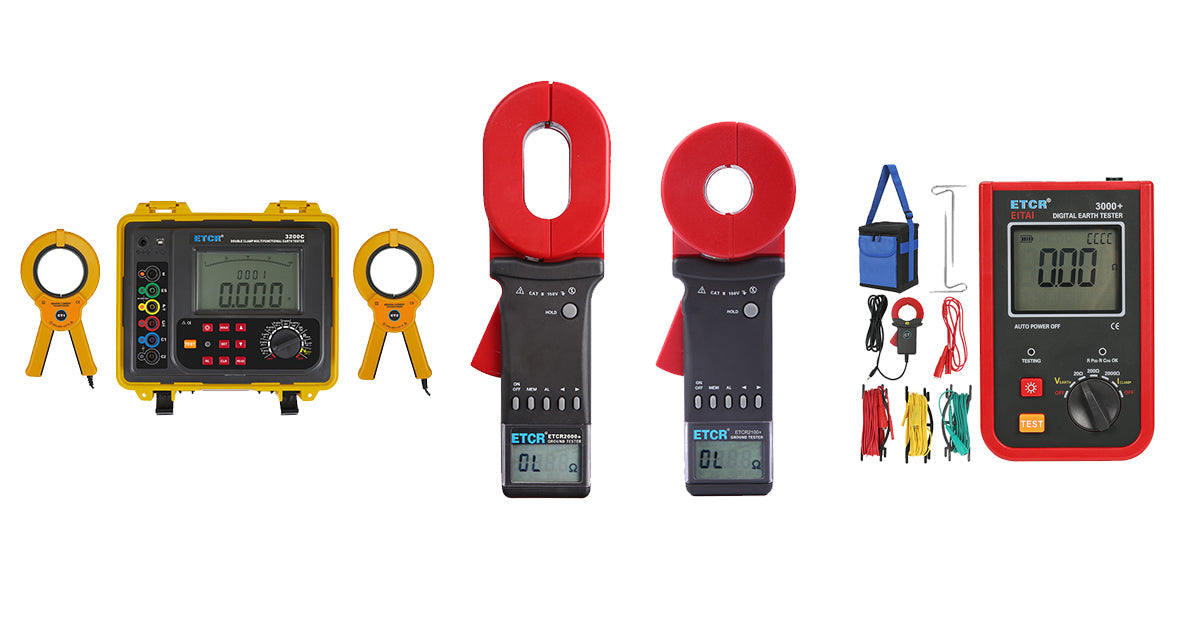 Misuratore Di Resistenza Di Terra Digitale A Morsetto ETCR2100A+ – Nuovo