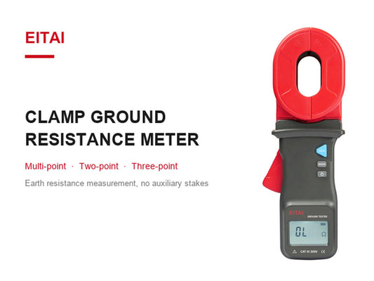 How to Measure Ground Resistance with a Clamp Meter: Multi-Point, Two-Point and Three-Point Methods