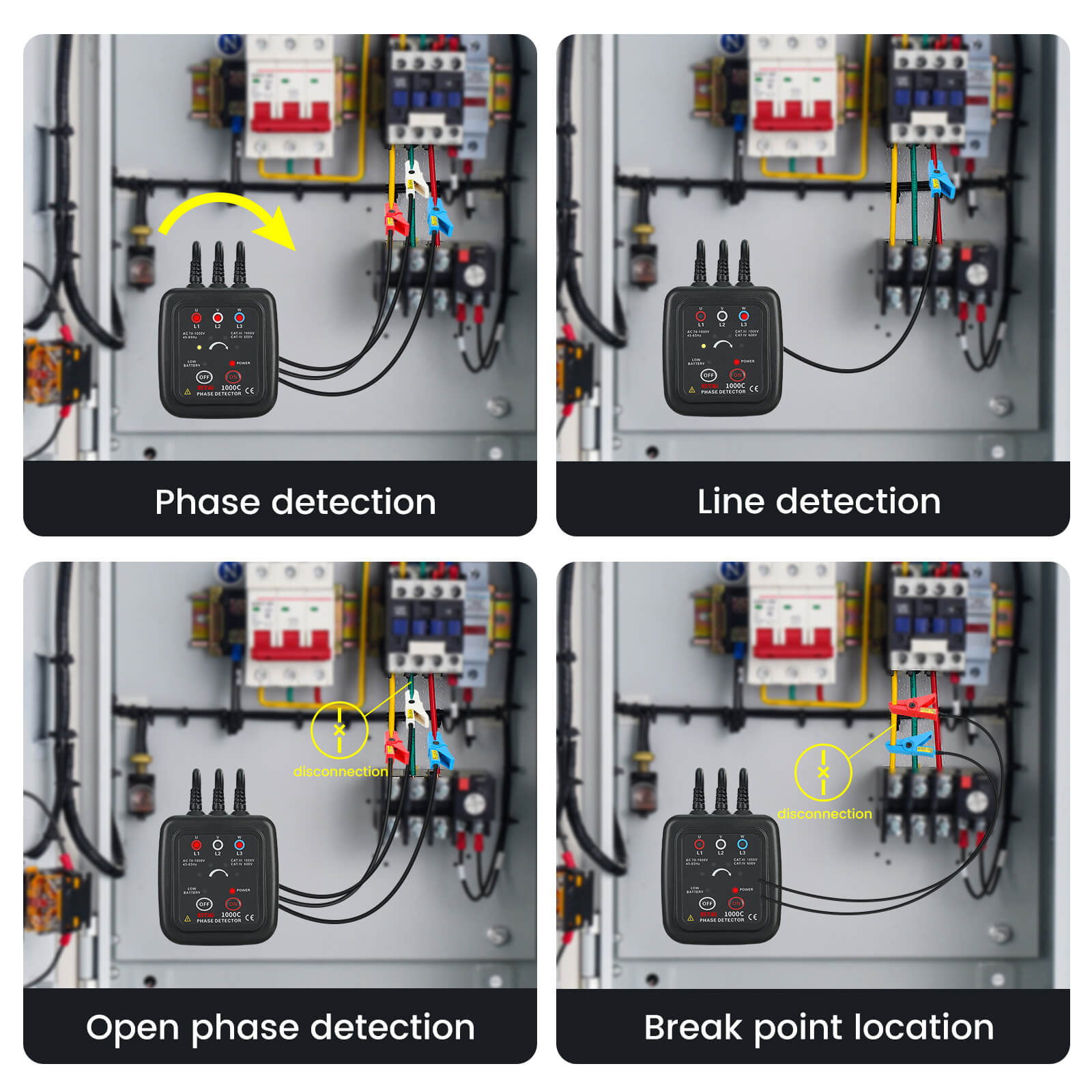 EITAI1000 Series Non-Contact Three Phase Rotation Meter