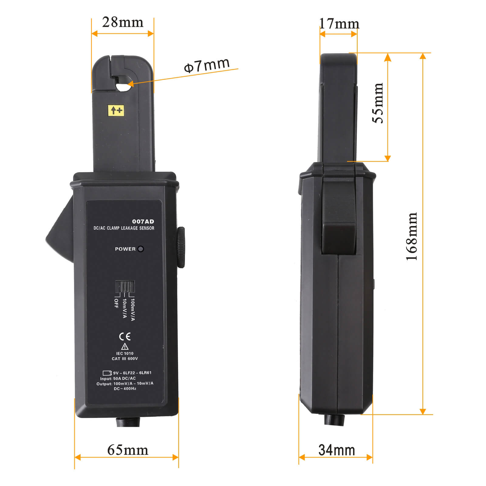 EITAI007AD Series AC/DC Clamp Current Probe