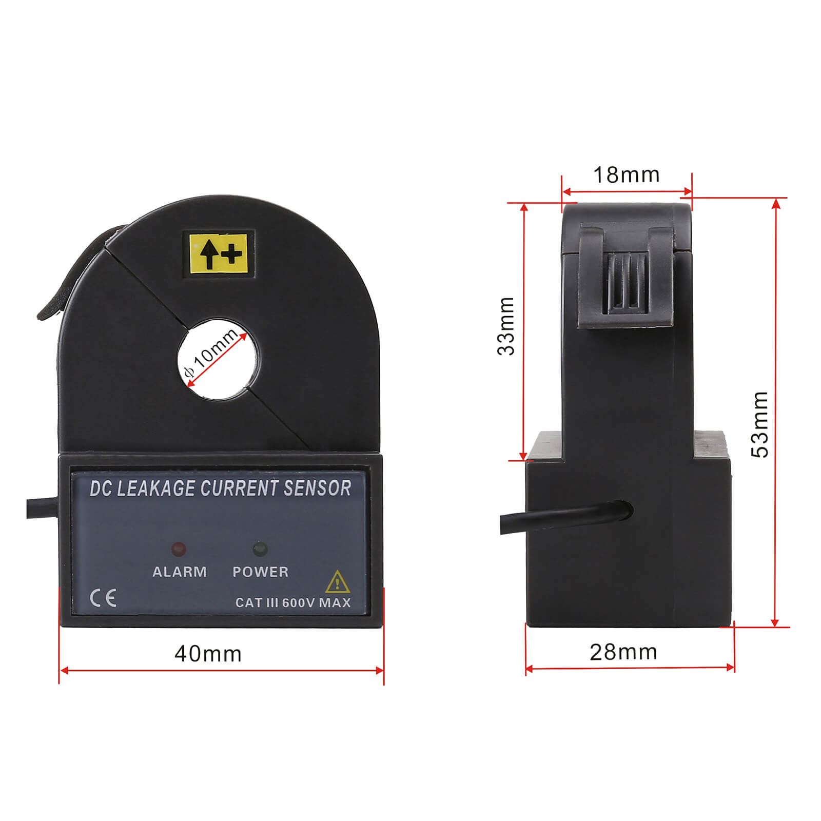 EITAI010KD Series Split Core High Accuracy DC Leakage Current Sensor