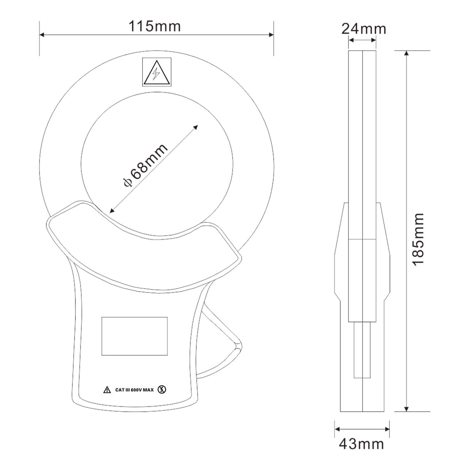 EITAI016 Series AC Clamp Leakage Current Probe