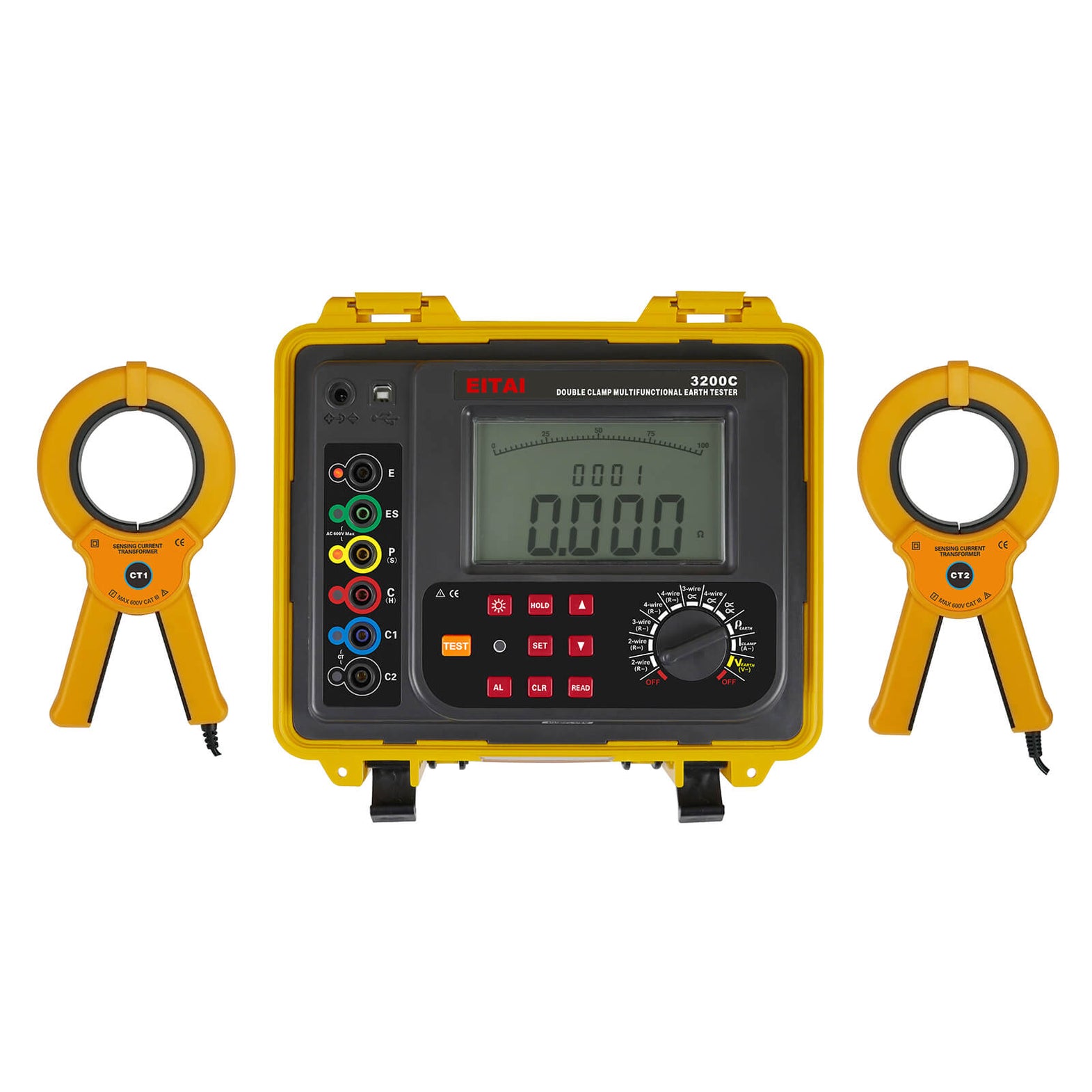 Grounding Tester For Earthing EITAI ETCR3000A+ Digital Ground ...